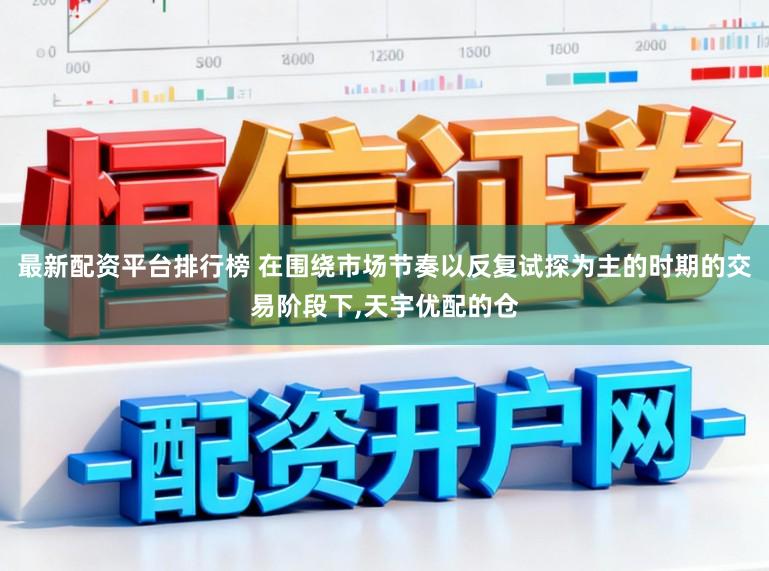 最新配资平台排行榜 在围绕市场节奏以反复试探为主的时期的交易阶段下,天宇优配的仓