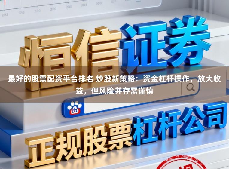 最好的股票配资平台排名 炒股新策略：资金杠杆操作，放大收益，但风险并存需谨慎